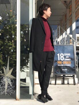 OMIさん（メンズ・180cm）の冬コーディネート