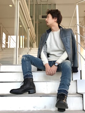 OMIさん(メンズ・180cm)の冬コーディネート