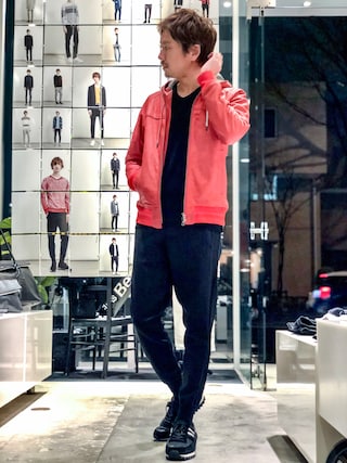 赤パーカー」のメンズ人気ファッションコーディネート（ユーザー
