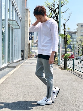 「裾ジップ」｜OMIさん（メンズ・180cm）の春コーディネート