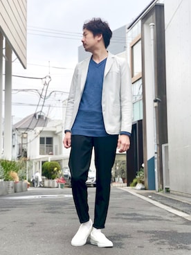 OMIさん（メンズ・180cm）の春コーディネート