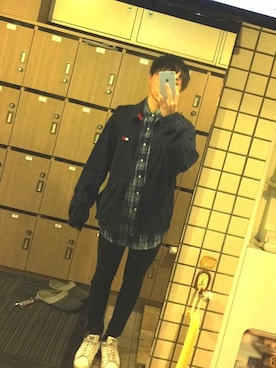「TOMMY HILFIGER（トミーヒルフィガー）のアイテム（その他アウター）」を使った、ShiNoさん（メンズ・170cm）の秋コーディネート