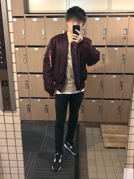 ShiNoさん（メンズ・172cm）の冬コーディネート