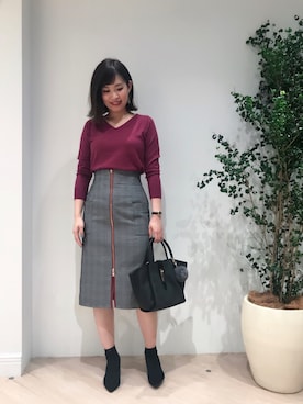 「BSTR」｜CHIEさん（レディース・165cm）の秋コーディネート