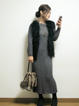 「VICKY（ビッキー）のアイテム（ジャケット/アウター）」を使った、ayuさん（レディース・160cm）の秋コーディネート