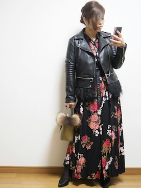 「VICKY（ビッキー）のアイテム（ジャケット/アウター）」を使った、ayuさん（レディース・160cm）の秋コーディネート