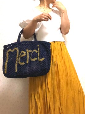 「the Jacksons（ジャクソンズ）のアイテム」を使った、ayuさん（レディース・160cm）の夏コーディネート