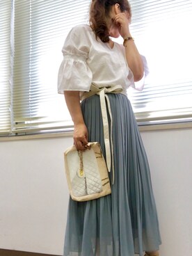 「ジーユー」｜ayuさん（レディース・160cm）の夏コーディネート