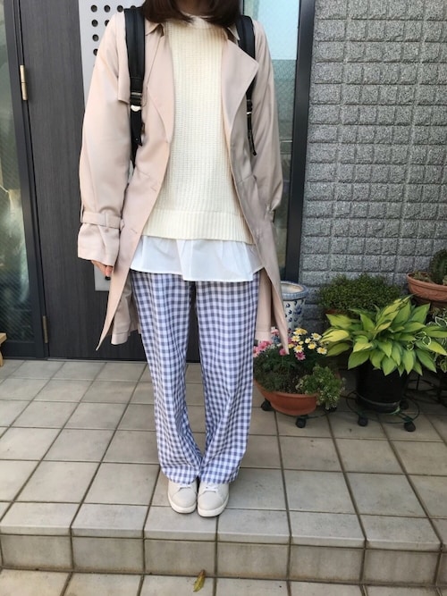 るん Dazzlinのトレンチコートを使ったコーディネート Wear