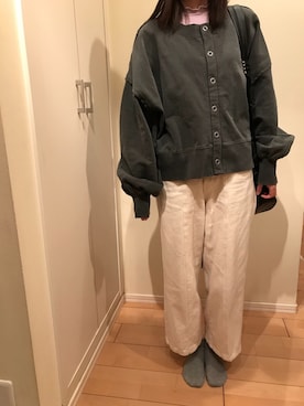 「FUN.TRINITY（ファン トリニティー）のアイテム」を使った、るん☆さん（レディース・153cm）の春コーディネート