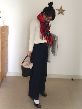 「STYLE DELI（スタイルデリ）のアイテム（ジャケット/アウター）」を使った、Calm-seaさん（レディース・153cm）の冬コーディネート
