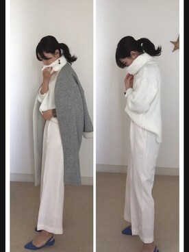 「STYLE DELI（スタイルデリ）のアイテム（ジャケット/アウター）」を使った、Calm-seaさん（レディース・153cm）の冬コーディネート
