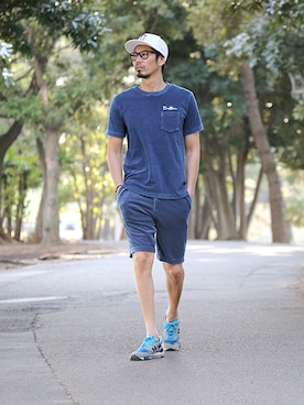 「マリン」｜JEEさん（メンズ・182cm）の夏コーディネート