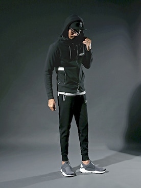 「The DUFFER of ST.GEORGE（ザダファーオブセントジョージ）のアイテム（キャップ）」を使った、JEEさん（メンズ・182cm）の秋コーディネート