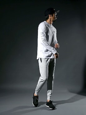 「The DUFFER of ST.GEORGE（ザダファーオブセントジョージ）のアイテム」を使った、JEEさん（メンズ・182cm）の秋コーディネート