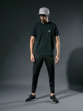 「The DUFFER of ST.GEORGE（ザダファーオブセントジョージ）のアイテム（帽子）」を使った、JEEさん（メンズ・182cm）の夏コーディネート