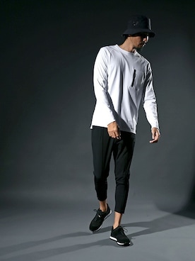 「ロングTシャツ」｜JEEさん（メンズ・182cm）の秋コーディネート