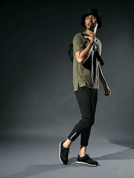 「アイテム（ボディバッグ/ウエストポーチ）」を使った、JEEさん（メンズ・182cm）の夏コーディネート