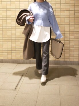 ☺S☺さん（レディース・157cm）の冬コーディネート