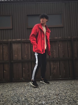 「AIGLE（エーグル）のアイテム（ナイロンジャケット）」を使った、kooootaさん（メンズ・180cm）の夏コーディネート