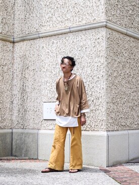 「flamand」｜工藤さん（メンズ・170cm）の夏コーディネート