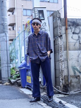 「サイドゴアブーツ」｜工藤さん（メンズ・170cm・10代）の夏コーディネート