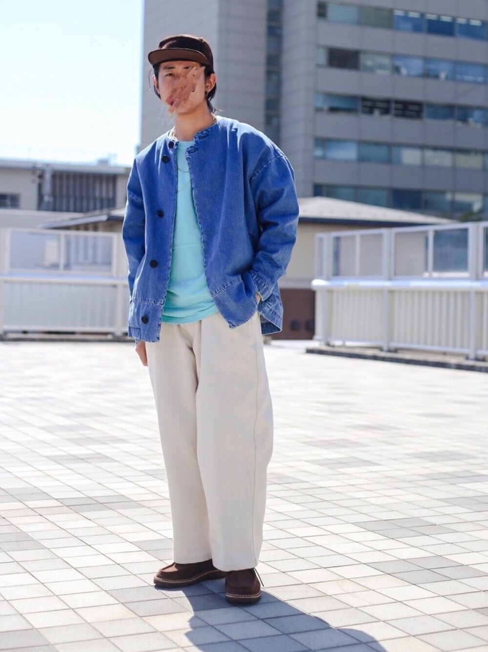 Dulcamaraのデニムジャケットを使った人気ファッションコーディネート