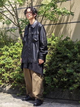 「saby（サバイ）のアイテム（ジャケット/アウター）」を使った、工藤さん（メンズ・170cm）の秋コーディネート