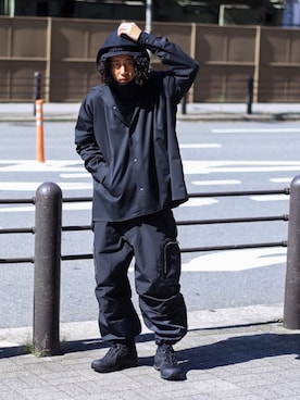 「BASISBROEK（バシスブルック）のアイテム（トップス）」を使った、工藤さん（メンズ・170cm）の秋コーディネート