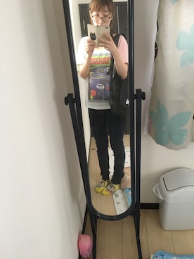 「WC（ダブル シー）のアイテム（レッグウェア）」を使った、さやさん（レディース・161cm）の夏コーディネート