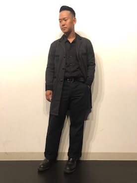 「男臭い」｜しょんたむさん（メンズ・178cm）の秋コーディネート