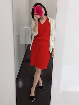 「Boisson Chocolat（ボワソンショコラ）のアイテム」を使った、minokinocoさん（レディース・155cm）の春コーディネート