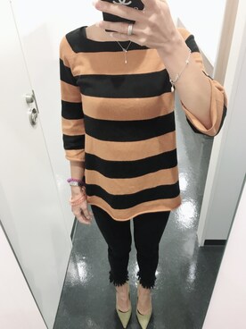 「Cher（シェル）のアイテム」を使った、minokinocoさん（レディース・155cm）の秋コーディネート