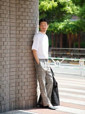 「CAMBER（キャンバー）のアイテム」を使った、tetsuyaさん（メンズ・178cm）の春コーディネート