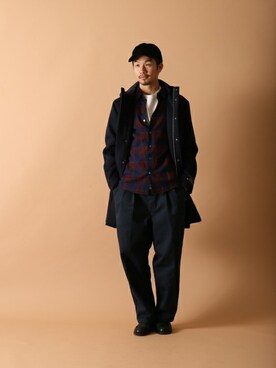 「417 EDIFICE（フォーワンセブンエディフィス）のアイテム（キャップ）」を使った、tetsuyaさん（メンズ・178cm）の秋コーディネート