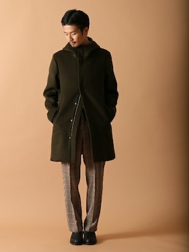 「HERISSON（エリソン）のアイテム」を使った、tetsuyaさん（メンズ・178cm）の秋コーディネート