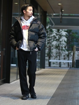 「GERRY（ジェリー）のアイテム（ジャケット/アウター）」を使った、tetsuyaさん（メンズ・178cm）の秋コーディネート