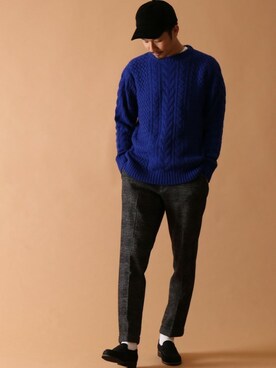 「417 EDIFICE（フォーワンセブンエディフィス）のアイテム（キャップ）」を使った、tetsuyaさん（メンズ・178cm）の秋コーディネート