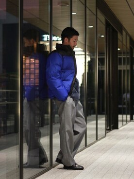 「Champion（チャンピオン）のアイテム（その他アウター）」を使った、tetsuyaさん（メンズ・178cm）の秋コーディネート