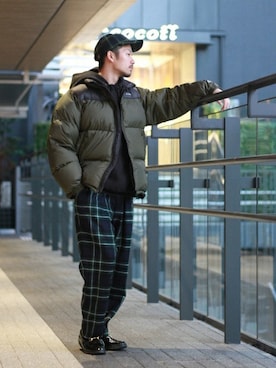 「417 EDIFICE（フォーワンセブンエディフィス）のアイテム（ローファー）」を使った、tetsuyaさん（メンズ・178cm）の冬コーディネート