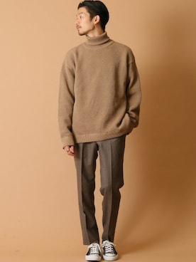 「crepuscule（クレプスキュール）のアイテム」を使った、tetsuyaさん（メンズ・178cm）の冬コーディネート