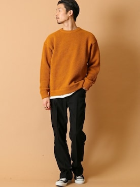 「crepuscule（クレプスキュール）のアイテム」を使った、tetsuyaさん（メンズ・178cm）の冬コーディネート