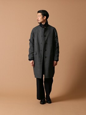 「417 EDIFICE（フォーワンセブンエディフィス）のアイテム（その他アウター）」を使った、tetsuyaさん（メンズ・178cm）の冬コーディネート