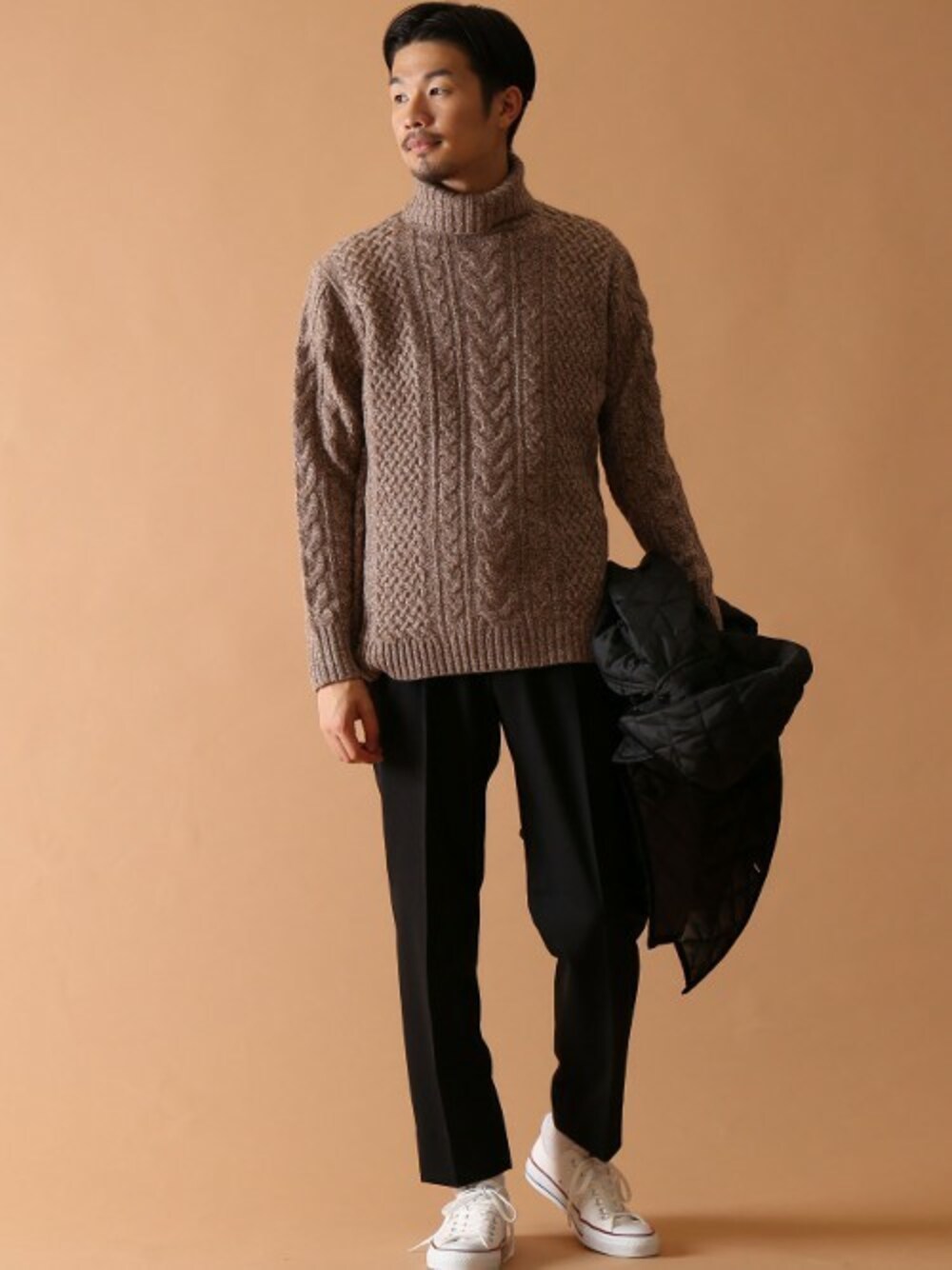 417 EDIFICEカシミヤブレンドメルトンチェスターコート 417 EDIFICE（フォーワンセブンエディフィス）の「◇カシミヤブレンド