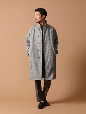 「HERISSON（エリソン）のアイテム」を使った、tetsuyaさん（メンズ・178cm）の冬コーディネート