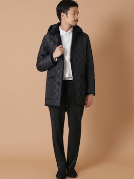 「HERISSON（エリソン）のアイテム」を使った、tetsuyaさん（メンズ・178cm）の冬コーディネート