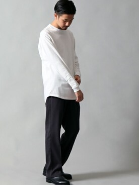 「ROSTER SOX（ロスターソックス）のアイテム」を使った、tetsuyaさん（メンズ・178cm）の冬コーディネート