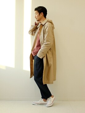 「ROSTER SOX（ロスターソックス）のアイテム」を使った、tetsuyaさん（メンズ・178cm）の冬コーディネート