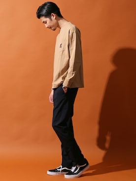 「ROSTER SOX（ロスターソックス）のアイテム」を使った、tetsuyaさん（メンズ・178cm）の冬コーディネート