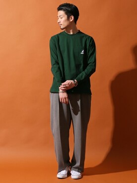 「ROSTER SOX（ロスターソックス）のアイテム」を使った、tetsuyaさん（メンズ・178cm）の冬コーディネート